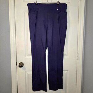 PGA TOUR Women’s Motionflux 360 Navy Stretch Pants 3X – Excellent Condition